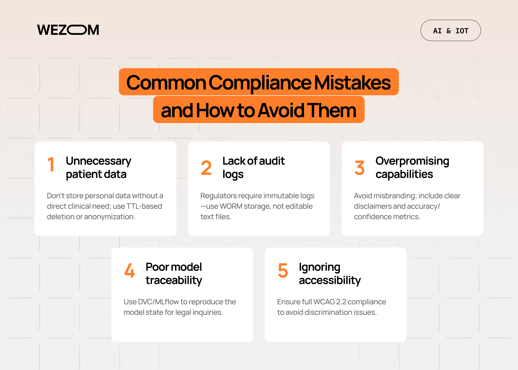 Common compliance mistakes in AI healthcare industry and how to avoid them with audit logs and model traceability Common compliance mistakes in AI healthcare industry and how to avoid them with audit logs and model traceability